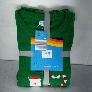 ALDI GEAR Green Holiday Sweater for Men size XL NWT
